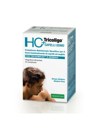 Hc+ tricoligo uomo 40 compresse Hc+ tricoligo uomo 40 compresse