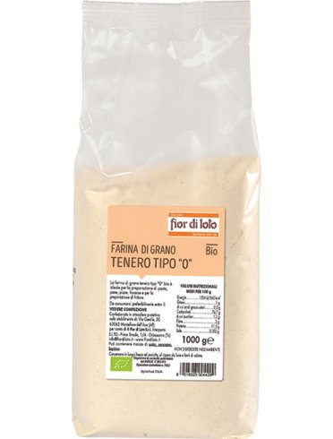 Farina fine di grano tenero 0 biologico 1000 g