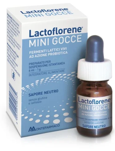 Lactoflorene mini gocce 6 ml + bustina da 1 g Lactoflorene mini gocce 6 ml + bustina da 1 g