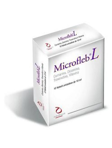 Microfleb l - integratore per gambe pesanti e gonfie - 10 fialoidi monodose 