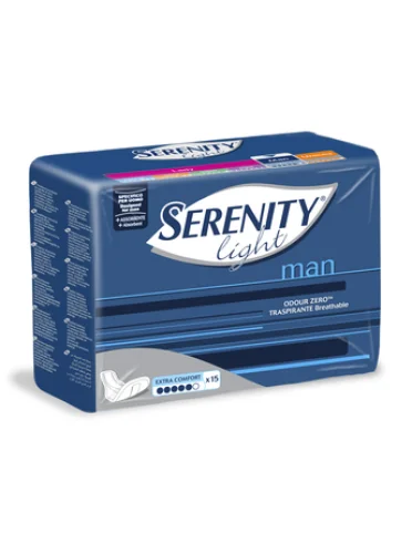 Pannolino serenity light man extra comfort 15 pezzi Pannolino serenity light man extra comfort 15 pezzi