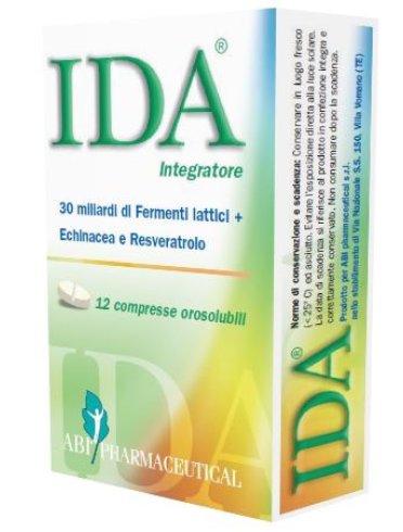 Ida - integratore di fermenti lattici - 12 compresse orosolubili