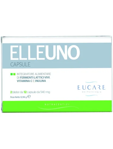 Elleuno integratore di fermenti lattici 24 capsule