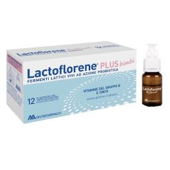 Lactoflorene Plus Bimbi - Integratore di Fermenti Lattici - 12 Flaconcini