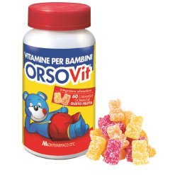 Orsovit - Integratore Difese Immunitarie per Bambini Senza Glutine - 60 Caramelle Gommose