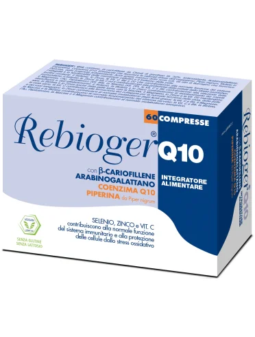 Rebioger q10 integratore difese immunitarie 60 compresse Rebioger q10 integratore difese immunitarie 60 compresse