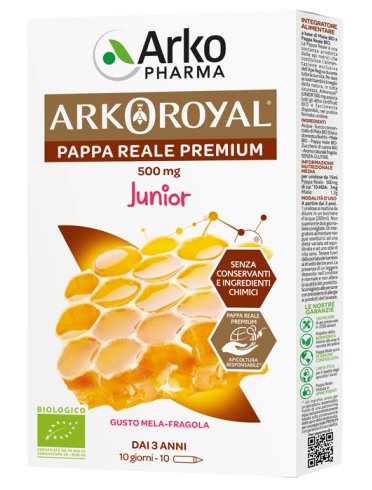 Arkoroyal pappa reale biologica 500 mg 10 unica dose