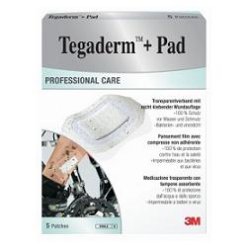 3M Tegaderm + Pad Medicazione Sterile 9x15 cm - 5 Pezzi
