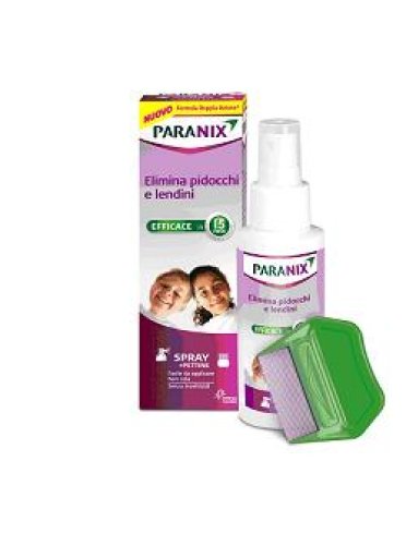 Paranix - spray per eliminare i pidocchi - 100 ml + pettine