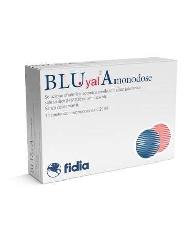 Bluyal a - collirio con sodio ialuronato 0.15% - 15 flaconcini monodose