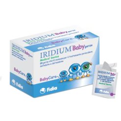 Iridium Baby - Garze Oculari Detergenti Imbevute - 28 Pezzi
