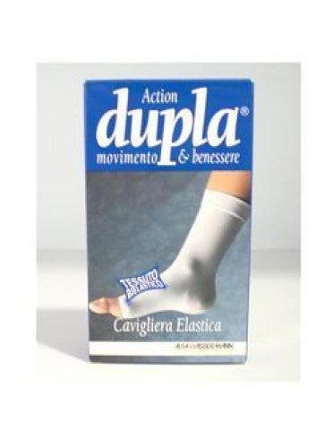 Dupla cavigliera elastica colore camel taglia l