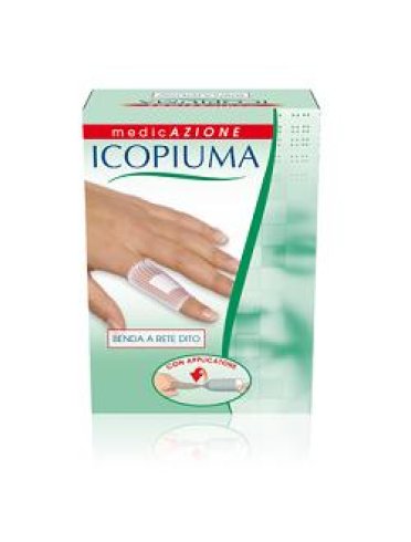 Benda icopiuma a compressione fisiologica rete dito cal 1 1pezzo con applicatore