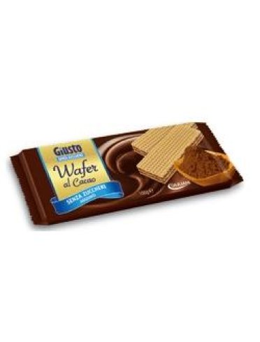 Giusto senza zucchero wafers cacao 150 g