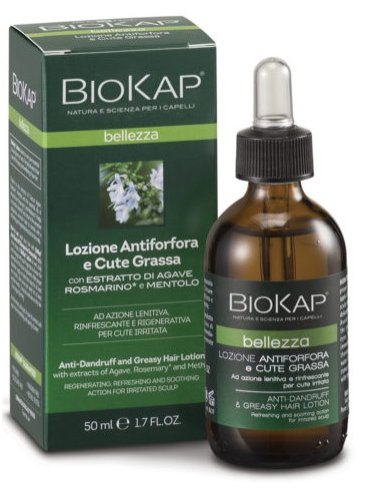 Biokap bellezza - lozione antiforfora per capelli grassi - 50 ml
