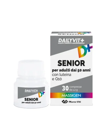 Massigen dailyvit+ senior - integratore multivitaminico e multiminerale - 30 compresse Massigen dailyvit+ senior - integratore multivitaminico e multiminerale - 30 compresse