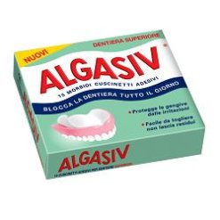 Algasiv - Cuscinetti Adesivi per Protesi Dentaria Superiore - 15 Pezzi