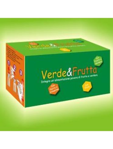 Verde & frutta - integratore per bambini - 10 fiale x 10 ml