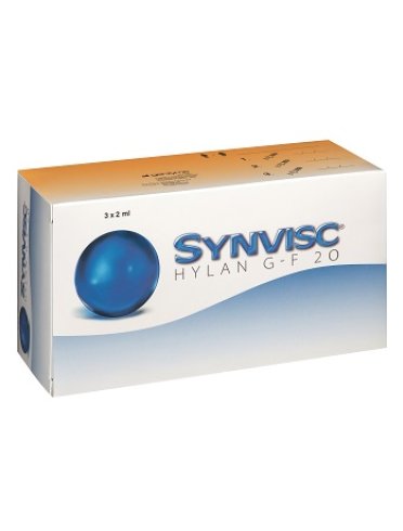 Synvisc siringa intra-articolare con acido ialuronico 2 ml 3 pezzi
