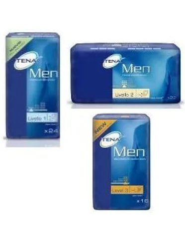 Pannolone sagomato maschile tena men livello 1 24 pezzi Pannolone sagomato maschile tena men livello 1 24 pezzi