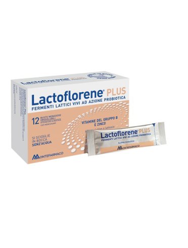 Lactoflorene plus - integratore di fermenti lattici - 12 bustine