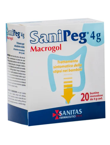 Sanipeg 4g trattamento della stipsi 20 buste Sanipeg 4g trattamento della stipsi 20 buste