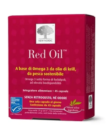 Red oil integratore omega 3 45 capsule Red oil integratore omega 3 45 capsule