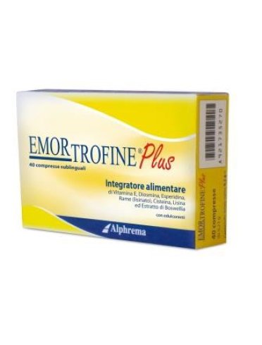 Emortrofine plus - integratore per il trattamento delle emorroidi - 40 compresse sublinguali