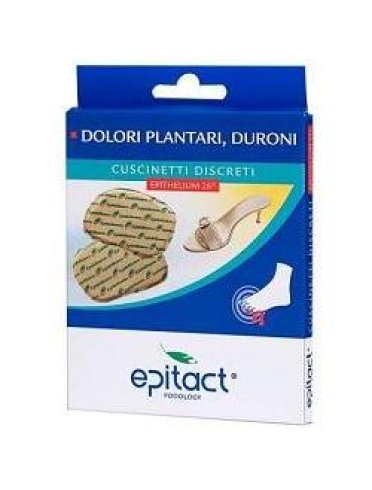 Epitact cuscinetti discreti - cuscinetti in silicone per dolori plantari e duroni taglia unica - 1 pezzo