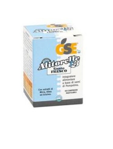 Gse alitorelle 1 integratore alimentare gusto fresco 60 compresse 27g*