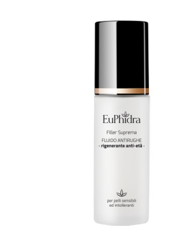 Euphidra filler suprema fluido antirughe pelli sensibili intolleranti flacone 30 ml