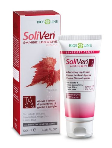 Soliven crema - crema per gambe stanche e affaticate - 100 ml