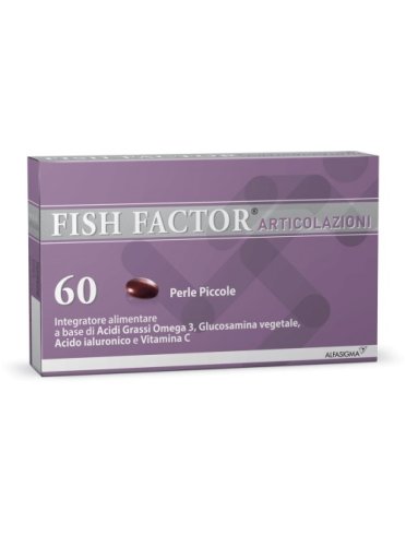 Fish factor articolazioni - integratore alimentare per ossa e cartilagini - 60 perle