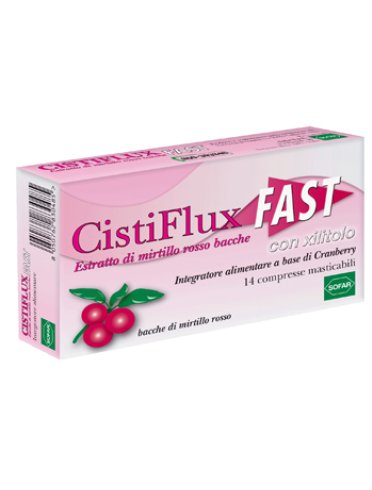 Cistiflux fast - integratore per vie urinarie - 14 compresse