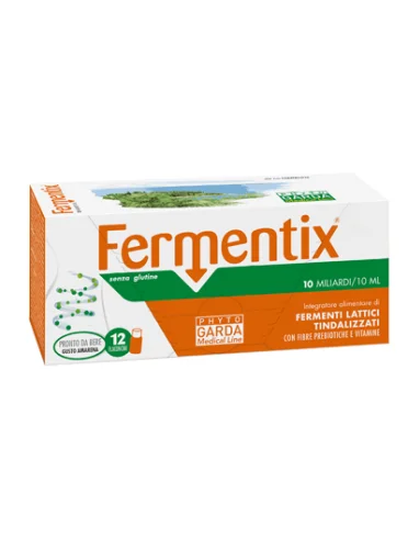 Fermentix - integratore di fermenti lattici 10 miliardi - 12 flaconcini Fermentix - integratore di fermenti lattici 10 miliardi - 12 flaconcini