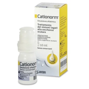 Cationorm Gocce - Collirio Lubrificante Idratante per Occhi Secchi - 10 ml