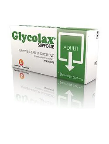 Glycolax 18 supposte glicerolo 2500mg Glycolax 18 supposte glicerolo 2500mg