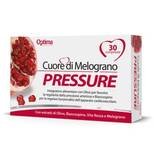 Cuore di Melograno Pressure - Integratore per il Controllo della Pressione - 30 Compresse