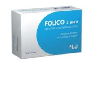 Folico 3 Mesi - Integratore per Donne in Gravidanza - 90 Compresse