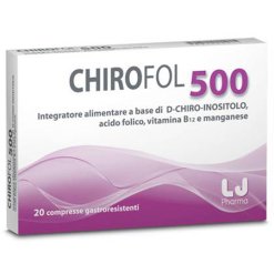 Chirofol 500 - Integratore per Fertilità - 20 Compresse