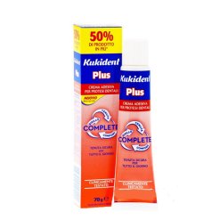 Kukident Plus Complete - Crema Adesiva per Protesi Dentarie - 70 g