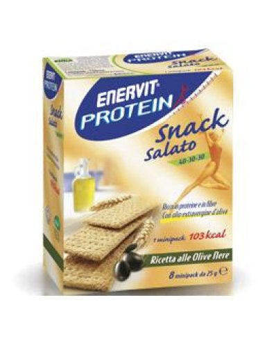 Enervit protein snack salato alle olive nere