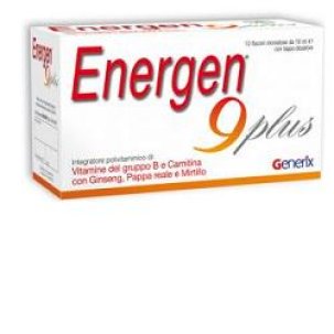 Energen 9 Plus Integratore Vitamina B 10 Flaconi