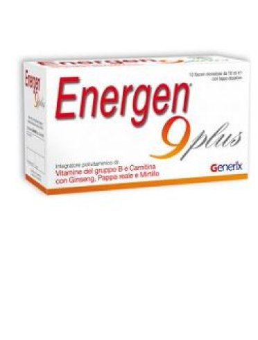 Energen 9 plus integratore vitamina b 10 flaconi