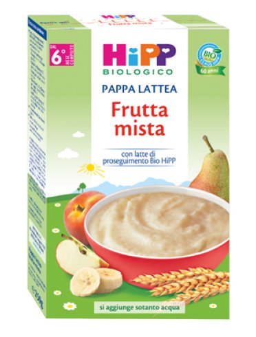 Hipp bio hipp bio pappa lattea frutta mista 250 g