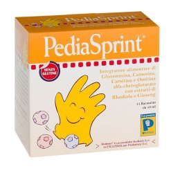 PediaSprint - Integratore per Stanchezza Fisica e Mentale - 15 Flaconcini x 10 ml