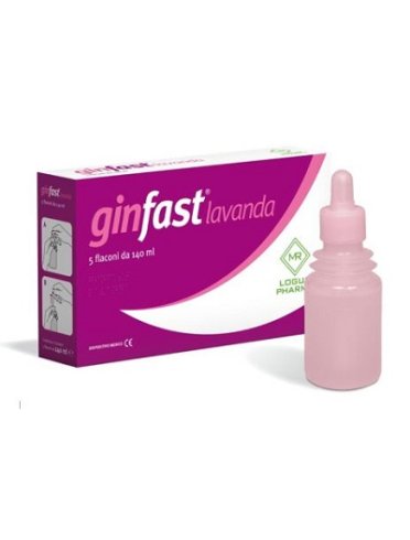 Ginfast - lavanda vaginale - 5 flaconi x 140 ml