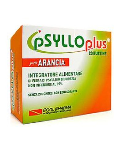 Psyllo plus - integratore intestinale - gusto arancia 20 bustine