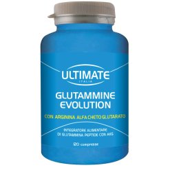 Ultimate Glutammina Evolution - Integratore per Recupero Muscolare - 120 Compresse