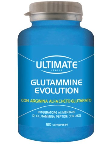Ultimate glutammina evolution - integratore per recupero muscolare - 120 compresse